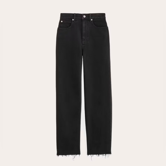 Everlane The Way High Jean - Black, frayed hem - Picture 5 of 11